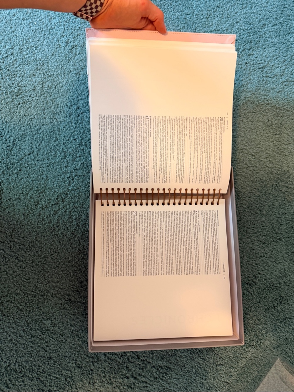 Illustrating Bible Spiral Journal - Soft Pink - Picture 2 of 2